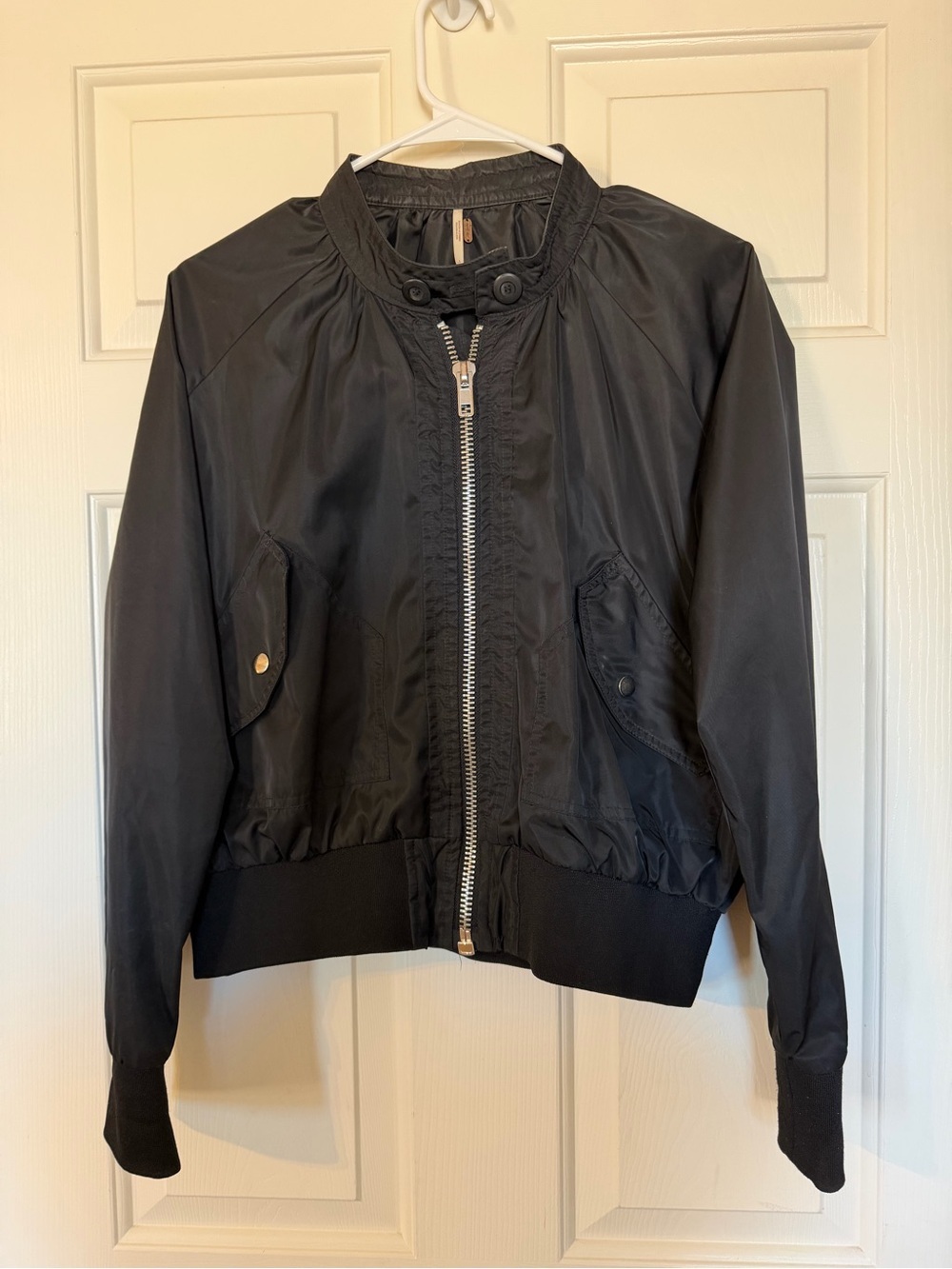 Free People Midnight Bomber Jacket - size S